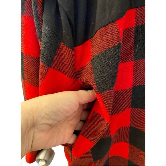 Celeste women’s plus size buffalo check Cowel neck top size one X ￼ - Picture 3 of 5